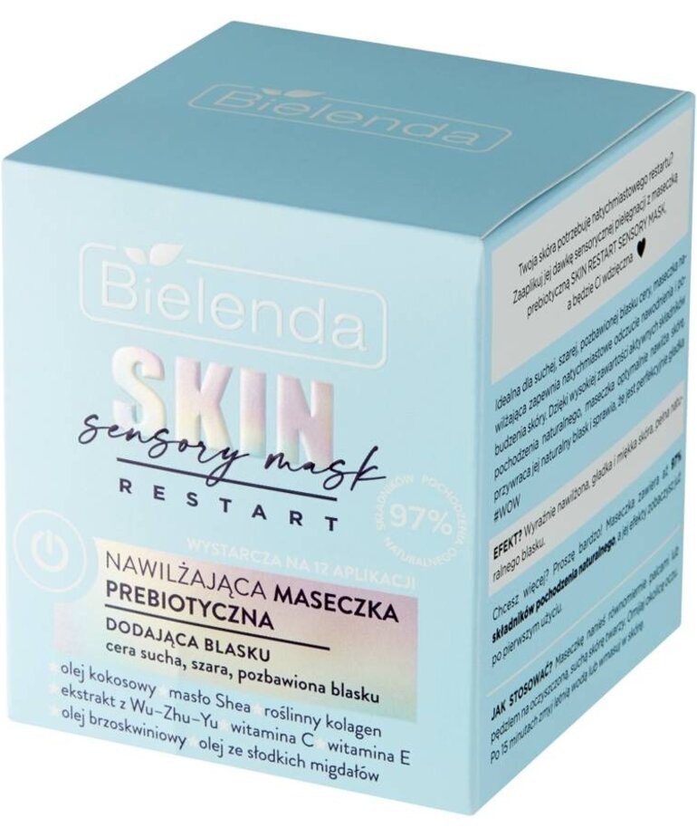BIELENDA BIELENDA Moisturizing Prebiotic Mask Adding Radiance 50ml