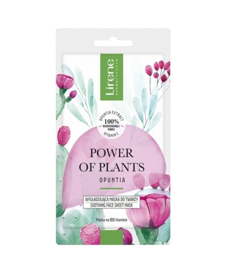 LIRENE LIRENE Power Of Plants Wygładzająca Maska Do Twarzy Opuncja 17g