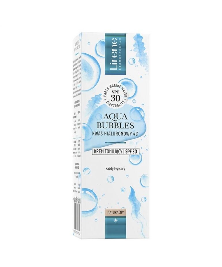 LIRENE LIRENE Aqua Bubbles SPF30 Krem Tonujący  30ml