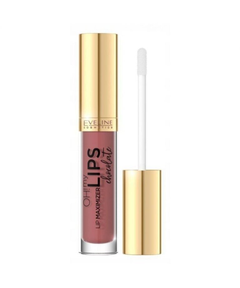 EVELINE EVELINE Oh My Lips Czekoladowy Błyszczyk Powiększający Usta 4,5ml