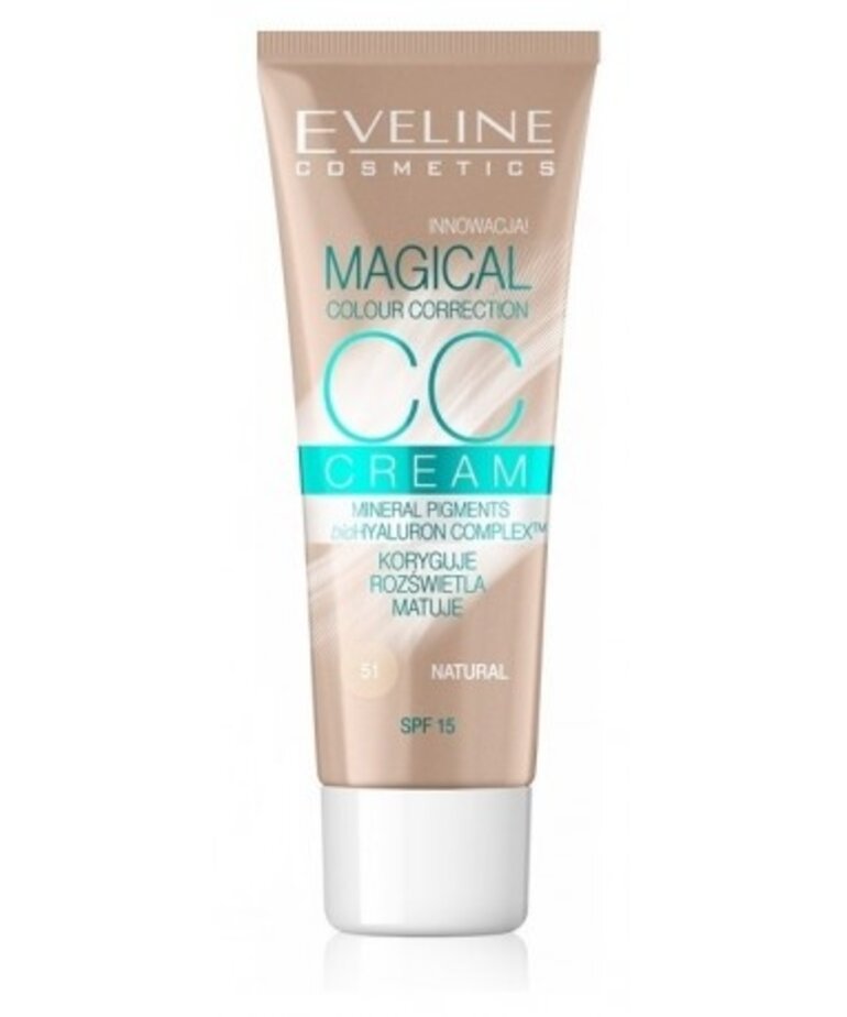 EVELINE EVELINE Magical CC Cream Multifunctional Foundation 51Natural 30ml