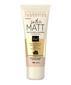 EVELINE EVELINE Satin Matt Foundation Mattifying Foundation 104 Beige 30ml