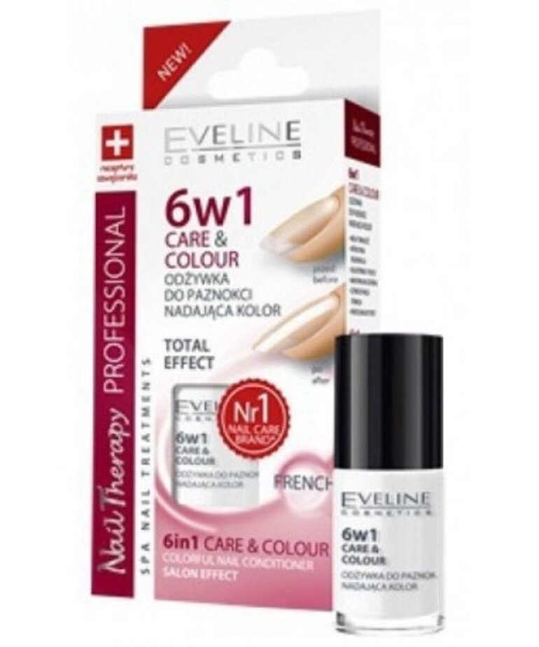 EVELINE EVELINE Nail Therapy Varnish Conditioner 6In1 Care & Colour French 5ml