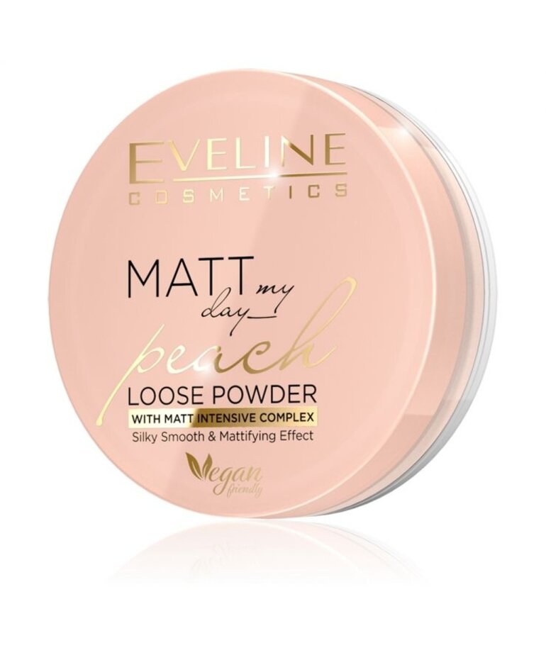 EVELINE EVELINE Matt My Day Puder Sypki Brzoskwiniowy 6g