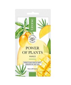 LIRENE LIRENE Power Of Plants Mango Energizing Face Mask On Fabric