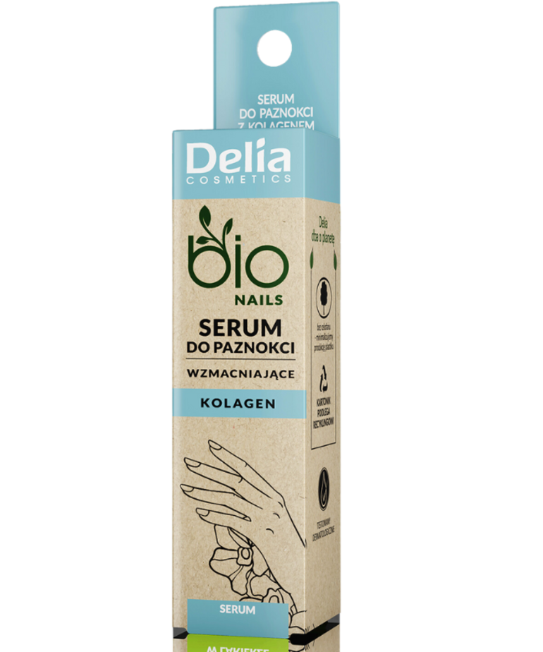 DELIA DELIA  Bio Nails Serum Odżywcze Do Paznokci Wzmacniające Kolagen 11ml