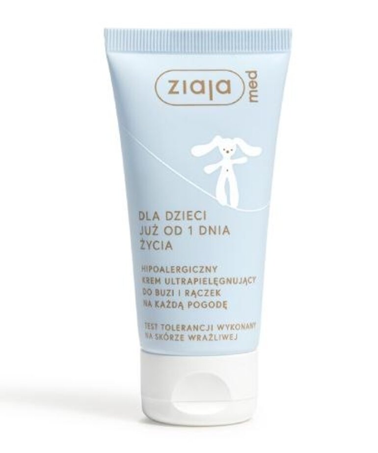 ZIAJA ZIAJA MED Hipoalergiczny Krem Dla Dzieci Do Buzi I Rączek 50ml