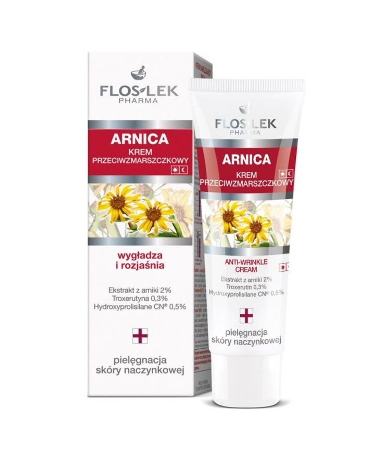 FLOSLEK FLOSLEK Arnika Krem Przeciwzmarszczkowy Wygładza I Rozjaśnia  50ml