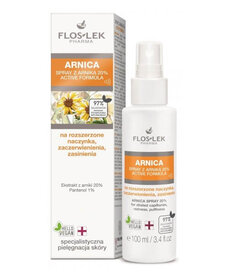 FLOSLEK FLOSLEK Arnica Spray 20% Active Formula Rozszerzone Naczynka 100ml