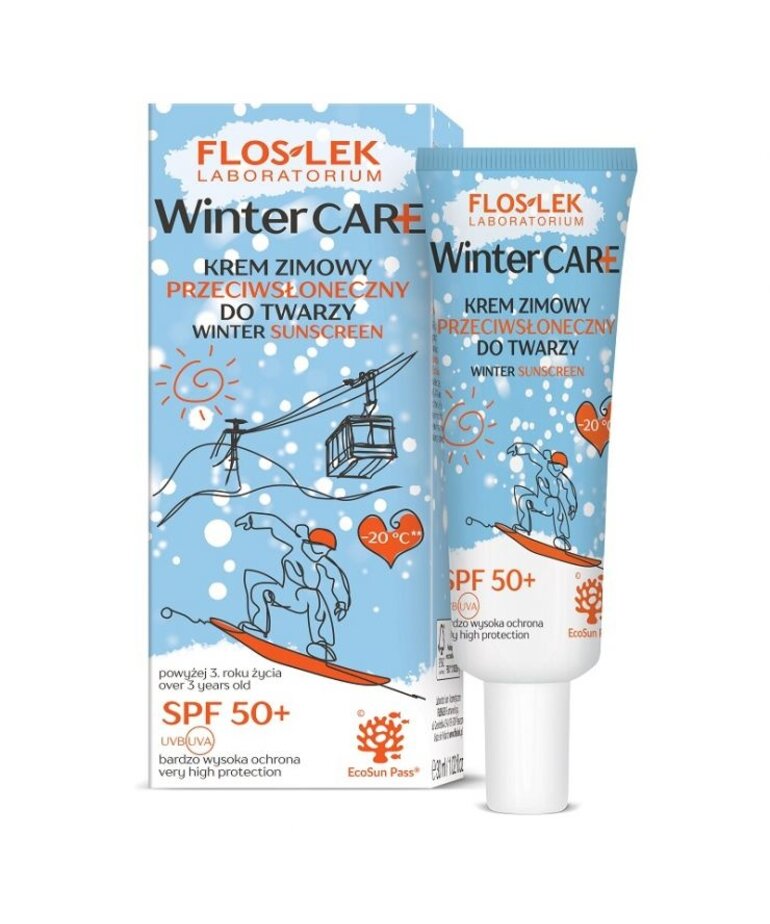 FLOSLEK FLOSLEK Winter CareSPF 50+ Krem Zimowy Przeciwsłoneczny 30ml