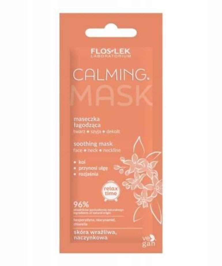 FLOSLEK FLOSLEK Calming Maseczka Łagodząca Twarz Szyja Dekolt 6ml