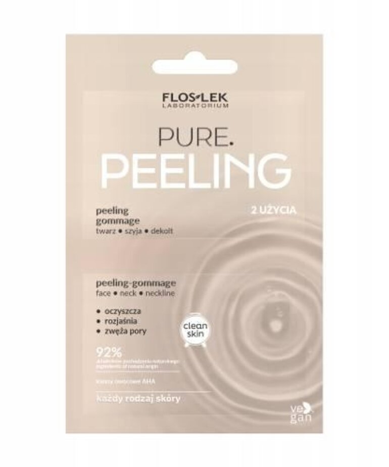 FLOSLEK FLOSLEK Pure Peeling Gommage Do Twarzy 2x4ml