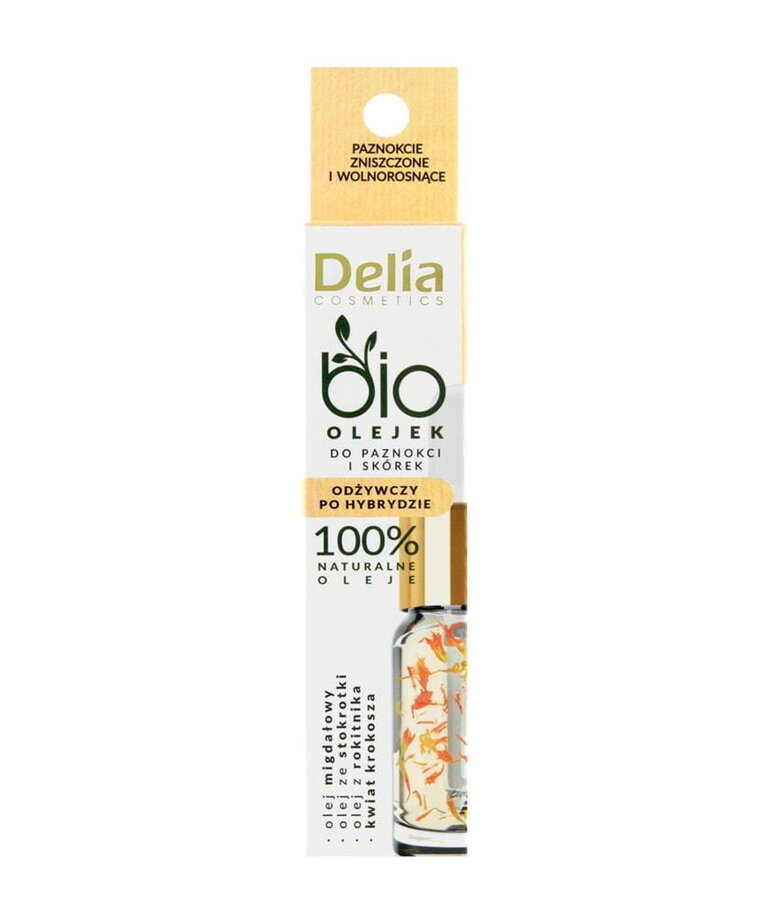 DELIA DELIA Bio Olejek Do Paznokci I Skórek Odżywczy Po Hybrydzie 10ml