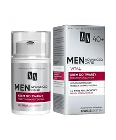AA AA - Men Advanced Care Krem do Twarzy 40 + 50 ml