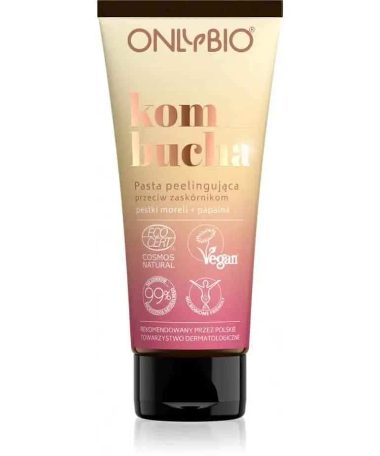 ONLYBIO ONLYBIO - Peeling w Paście Kombucha Przeciw Zaskórnikom 75ml
