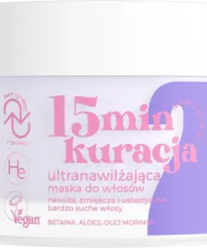ONLYBIO ONLYBIO Nawilżenie 15minutowa Kuracja Ultranawilżająca Maska do Włosów 280ml