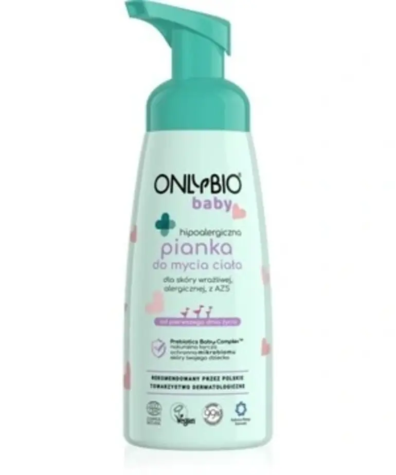 ONLYBIO ONLYBIO Baby Hypoallergenic Body Foam from the first day of life 300 ml