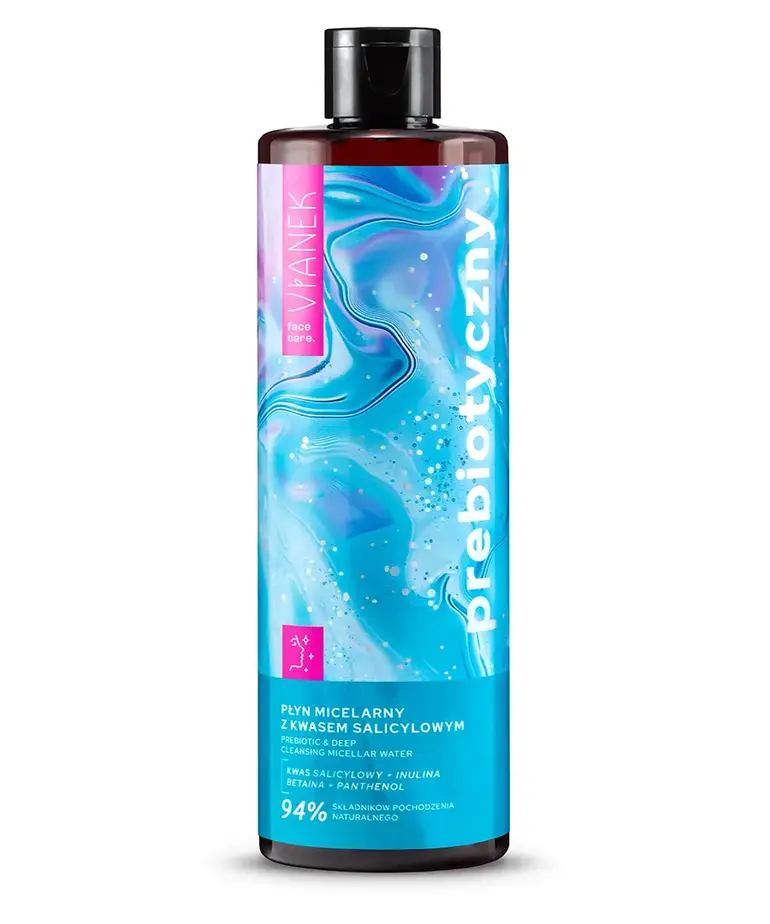 VIANEK VIANEK Prebiotyczny Płyn micelarny z kwasem salicylowym,400ml