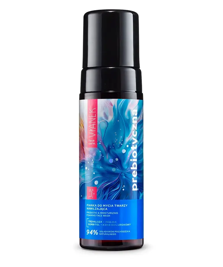 VIANEK VIANEK Prebiotyczna Pianka Do Mycia Twarzy  Nawilzajaca ,150ml