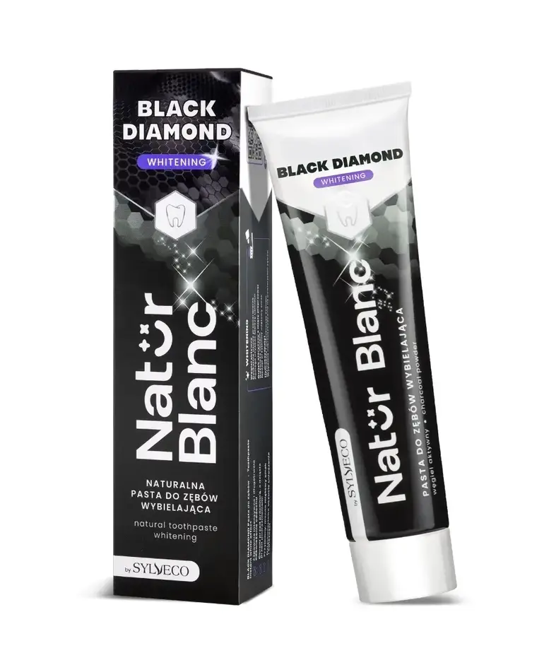 SYLVECO SYLVECO Natur Blanc Pasta do zębów Black Diamond Wybielajaca , 100ml
