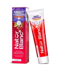 SYLVECO SYLVECO Natur Blanc Pasta Do Zębów Sweet Cinnamon , Remineralizujaca , 100ml
