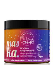 ONLYBIO Hair in Balance by ONLYBIO Maska Do Włosów Niskoporowatych 400 ml