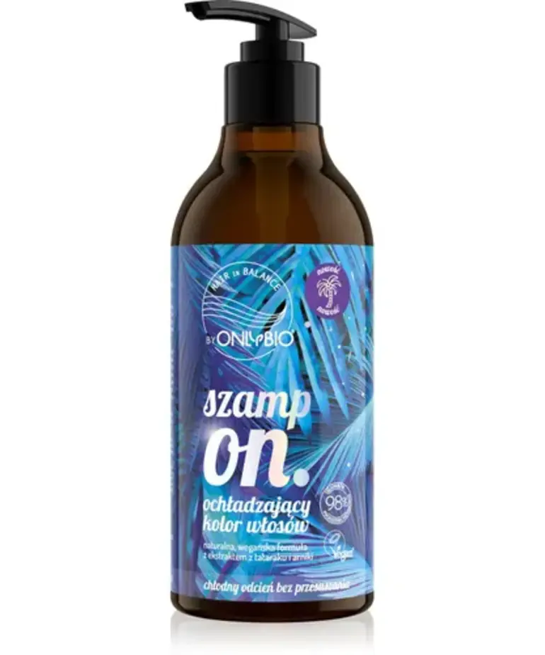 ONLYBIO Hair in Balance by ONLYBIO Szampon Ochładzający Kolor Włosów 400ml