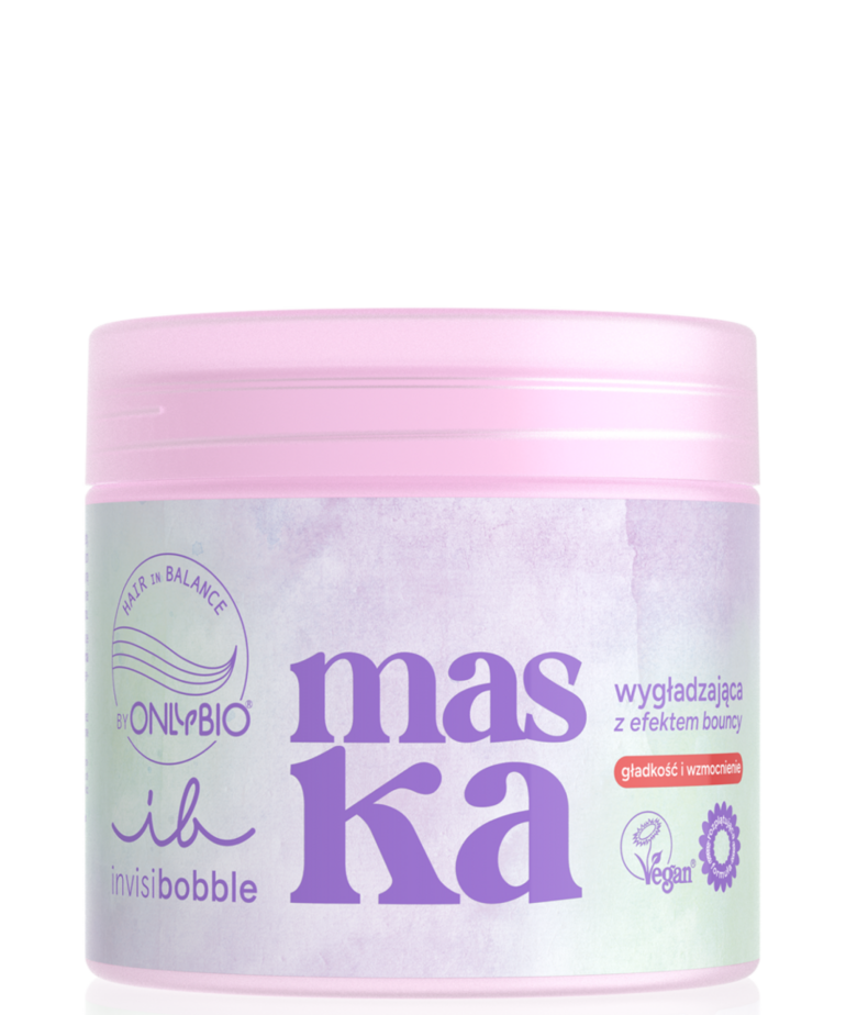 OnlyBio x Invisibobble Hair In Balance Maska Wygładzająca Z  Efektem Bouncy 280 ml