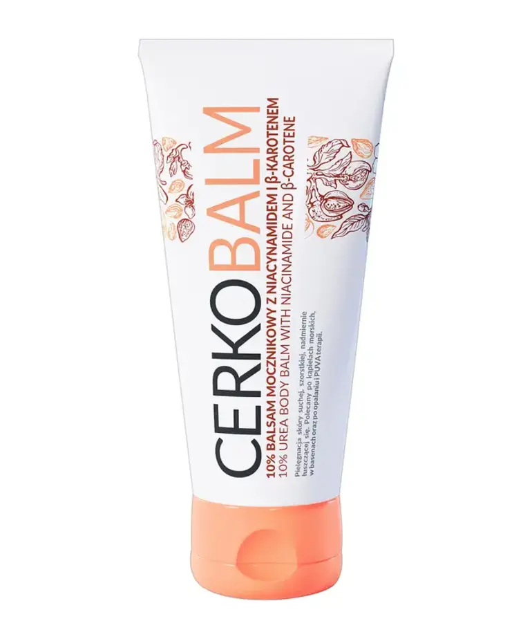 CERKODERM CERKOBAL l 10% Balsam Mocznikowy Z Niacynamidem I B-karotenem,200ml