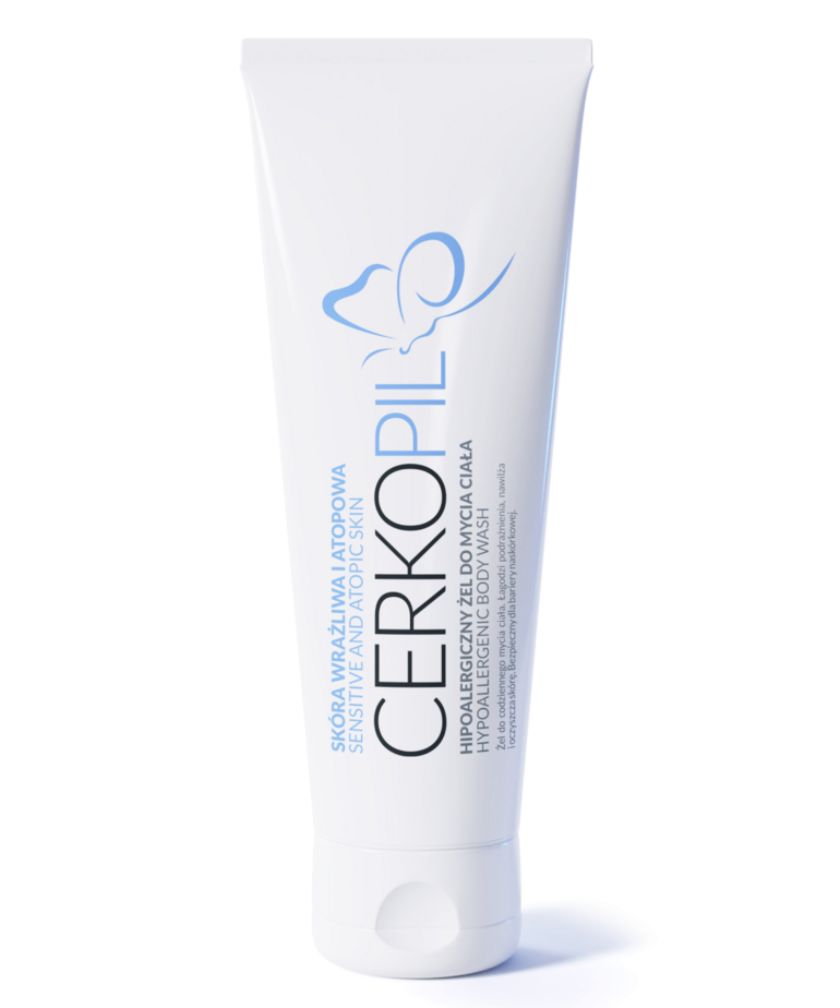 CERKODERM CERKOPIL ŻEL DO CIAŁA l Hipoalergiczny Zel Do Mycia Ciała,Tuba,250ml
