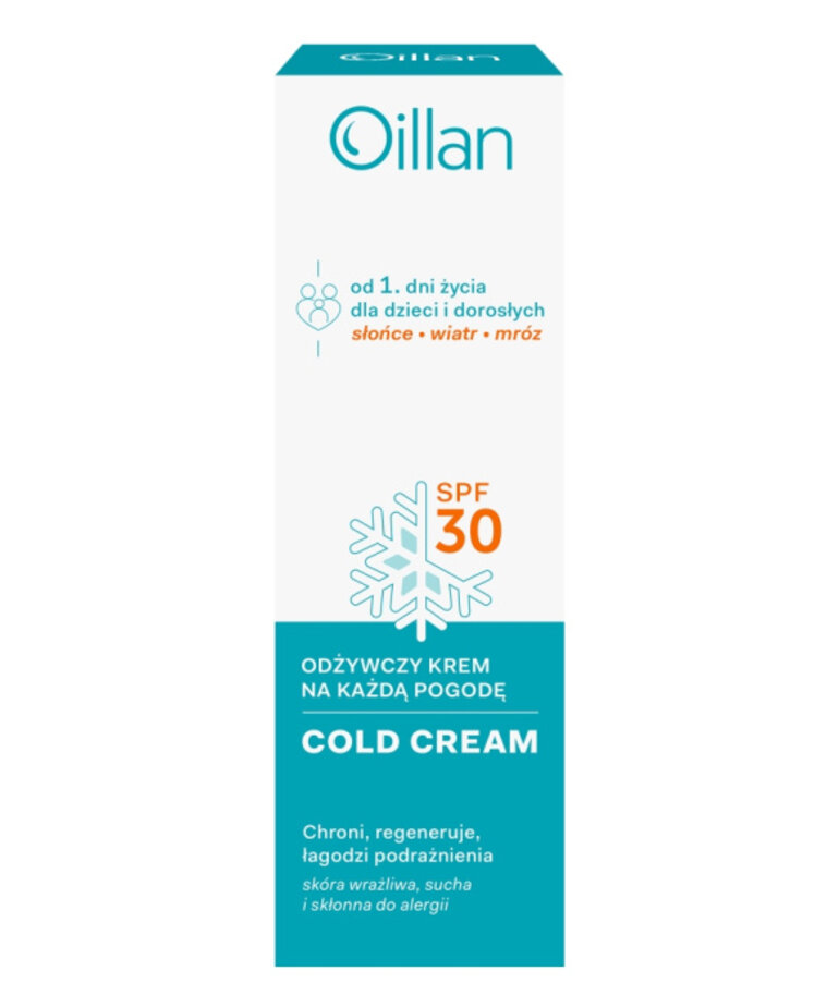 OCEANIC OILLAN COLD CREAM OCHRONNY KREM DO TWARZY I CIAŁA SPF 30 50 ML