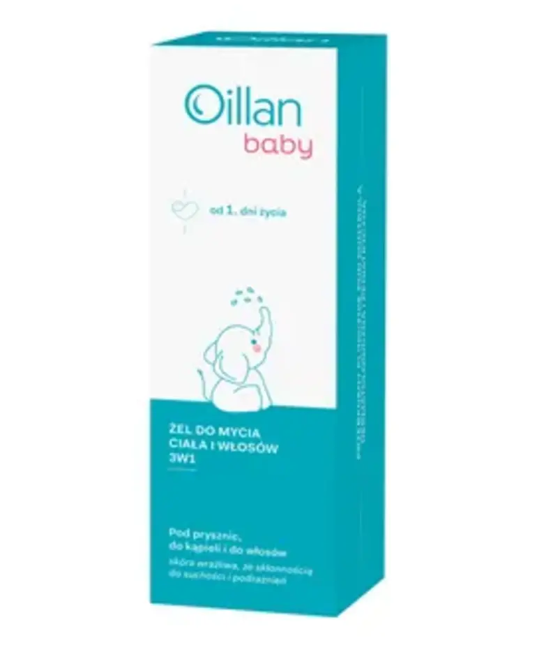 OCEANIC OILLAN BABY ŻEL DO MYCIA CIAŁA I WŁOSÓW 3W1 200 ML