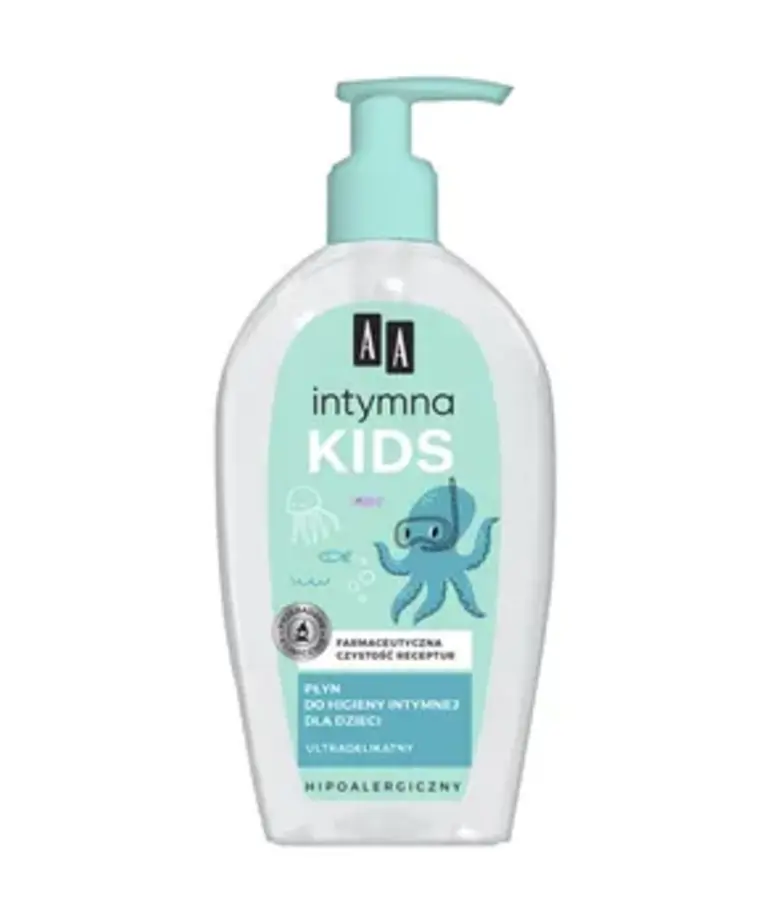 AA AA - Intymna Kids Plyn Do Higieny Intymnej Dla Dzieci Ultradelikatny 300 ml