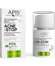 APIS APIS - ACNE-STOP Home TerApis Lekki Krem Normalizujący, Antytrądzikowy z Zieloną Herbatą 50 ml