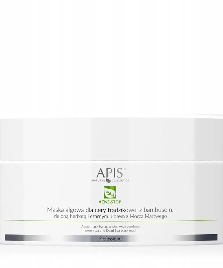 APIS APIS - Acne - Stop Maska Algowa dla Cery Tradzikowej z Bambusem, Blotem z Morza Martwego 100g