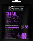 BIELENDA BIELENDA - SNAIL BEAUTY SECRETS CZARNA/Maska  W Placie - Nawilzajaco-Odbudowujaca , 1szt