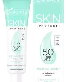 BIELENDA BIELENDA- SKIN PROTECT KREM OCHRONNY SPF50 NORMALIZUJAC0-MATUJACY , 50ML