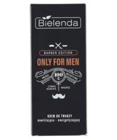 BIELENDA BIELENDA- ONLY FOR MEN BARBER EDITION KREM NAWILŻAJACO -ENERGETYZUJACY,