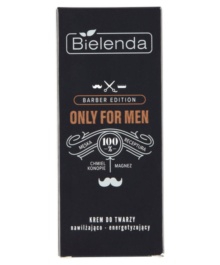 BIELENDA BIELENDA- ONLY FOR MEN BARBER EDITION KREM NAWILŻAJACO -ENERGETYZUJACY,