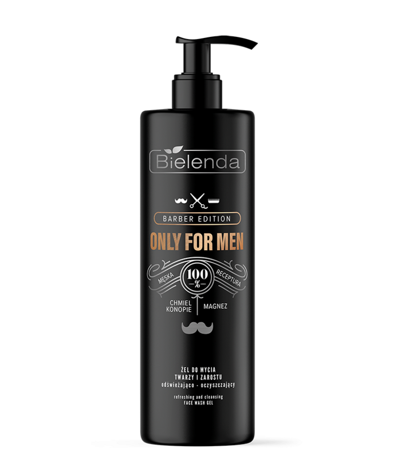 BIELENDA BIELENDA- ONLY FOR MEN BARBER EDITION ŻEL DO MYCIA TWARZY ,
