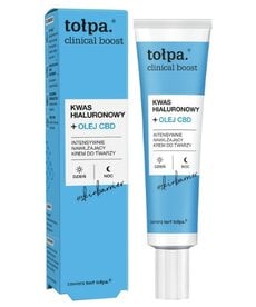 TOLPA TOLPA - Clinical Boost Intensywnie Nawilżający Krem do Twarzy z Olejkiem CBD 40 ml