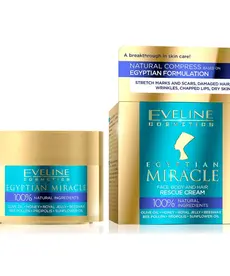 EVELINE EVELINE - Egyption Miracle Krem Ratunek do Twarzy, Ciala, Wlosow 7in1 40 ml