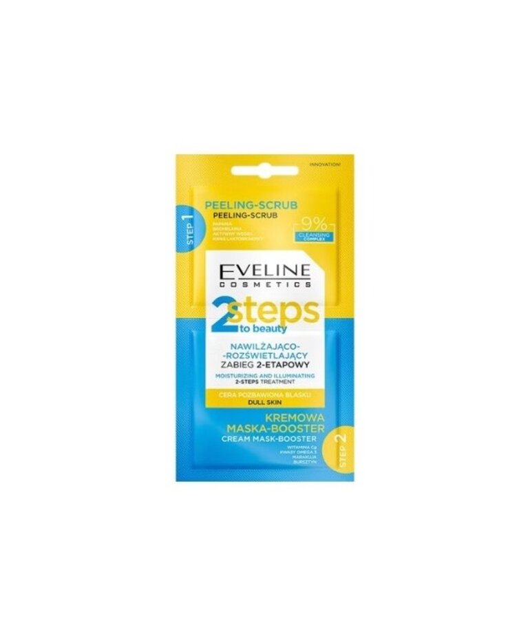 EVELINE EVELINE - 2 Step To Beauty Zabieg Nawilzajaco - Rozswietlajacy 2x4ml