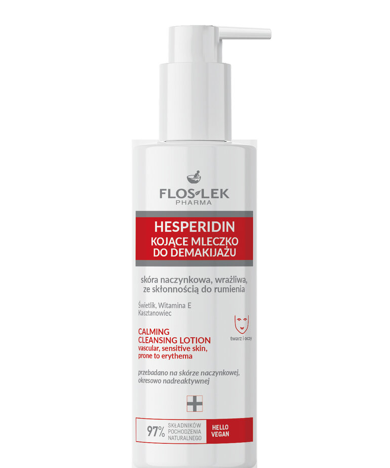FLOSLEK HESPERIDIN Kojące Mleczko Do Demakijażu 175 ml