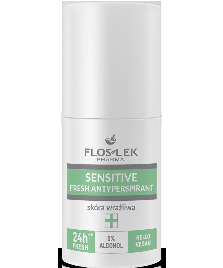 FLOSLEK SENSITIVE Fresh Antyperspirant Deo Roll-on Do Skóry Wrażliwej 50 ml