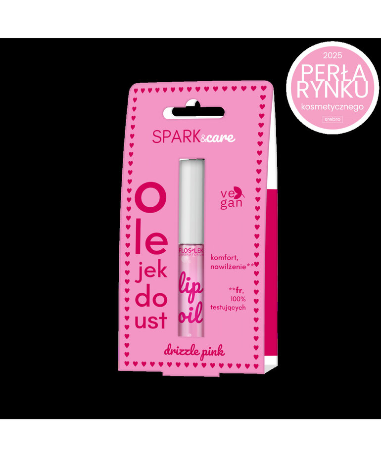 FLOSLEK Lip Care Olejek Do Ust Drizzle Pink 5,5 g