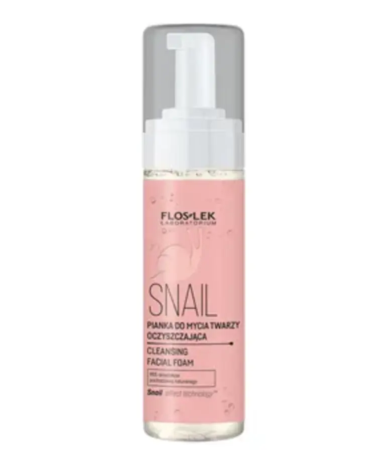 FLOSLEK Snail Pianka Do Mycia Twarzy Oczyszczająca 160 ml