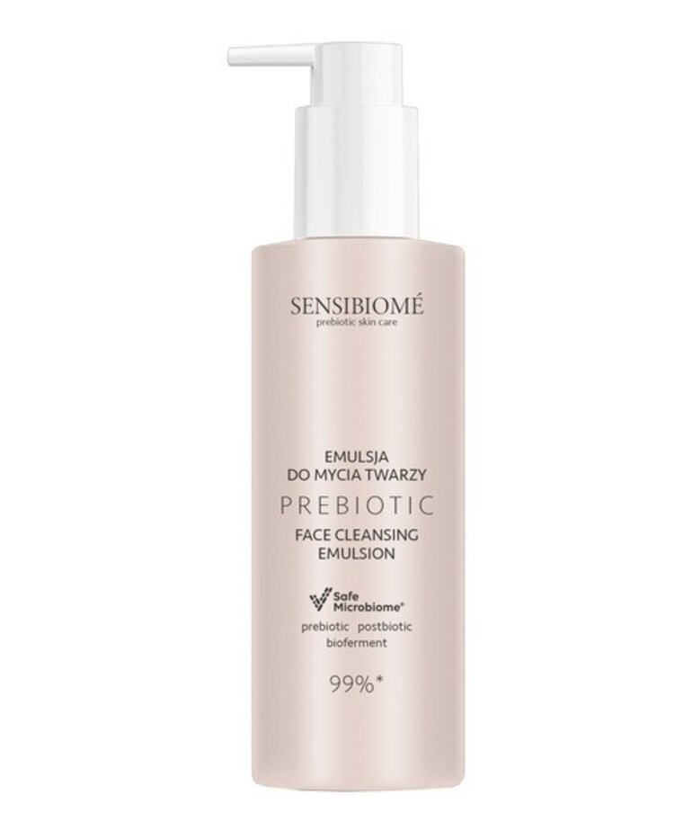 FLOSLEK FLOSLEK - SENSIBIOMÉ Prebiotyczna Pielęgnacja Skóry Emulsja Czyszczająca do Twarzy z Biofermentem 175 ml