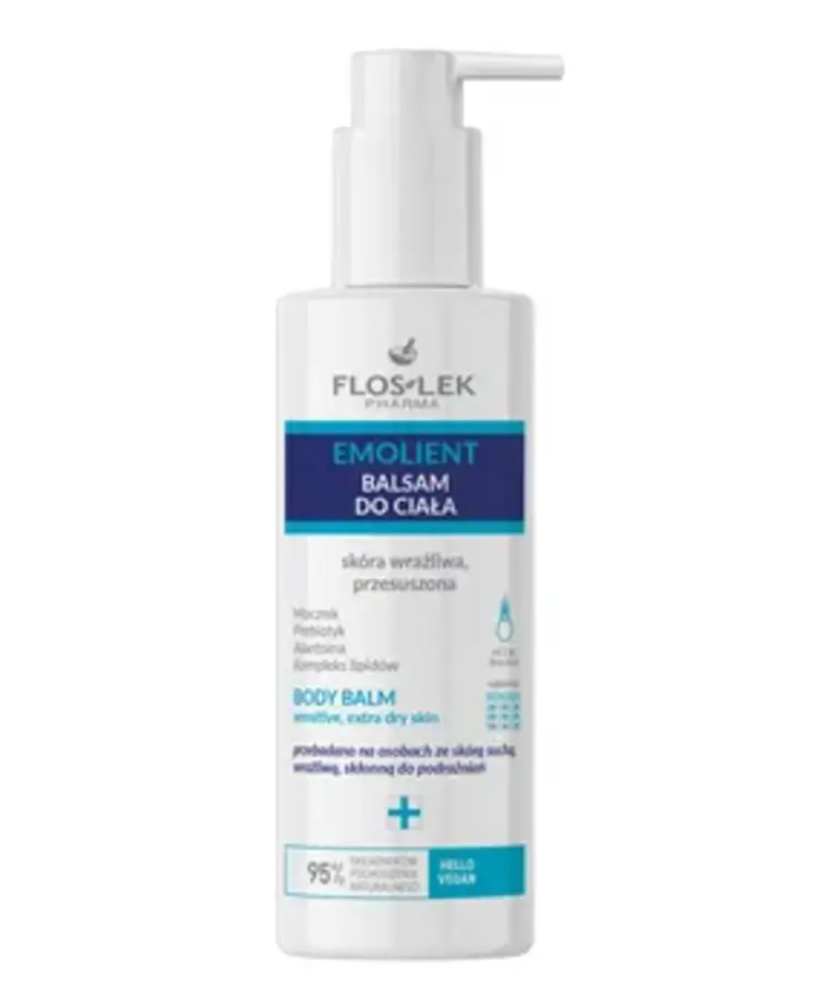 FLOSLEK EMOLIENT Balsam Do  Ciała Skóra Wrażliwa, Przesuszona 175 ml
