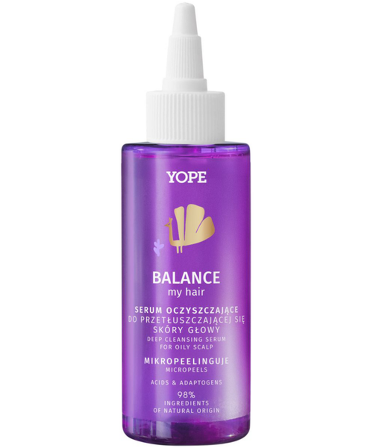 YOPE YOPE- BALANCE MY HAIR SERUM OCZYSZCZAJ ĄCE DO SKÓRY G ŁOWY 150ML